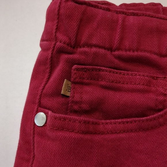 Judy Blue Women's Garment Dyed Red Elastic Waist Jeans Size 9/29 - Picture 7 of 9